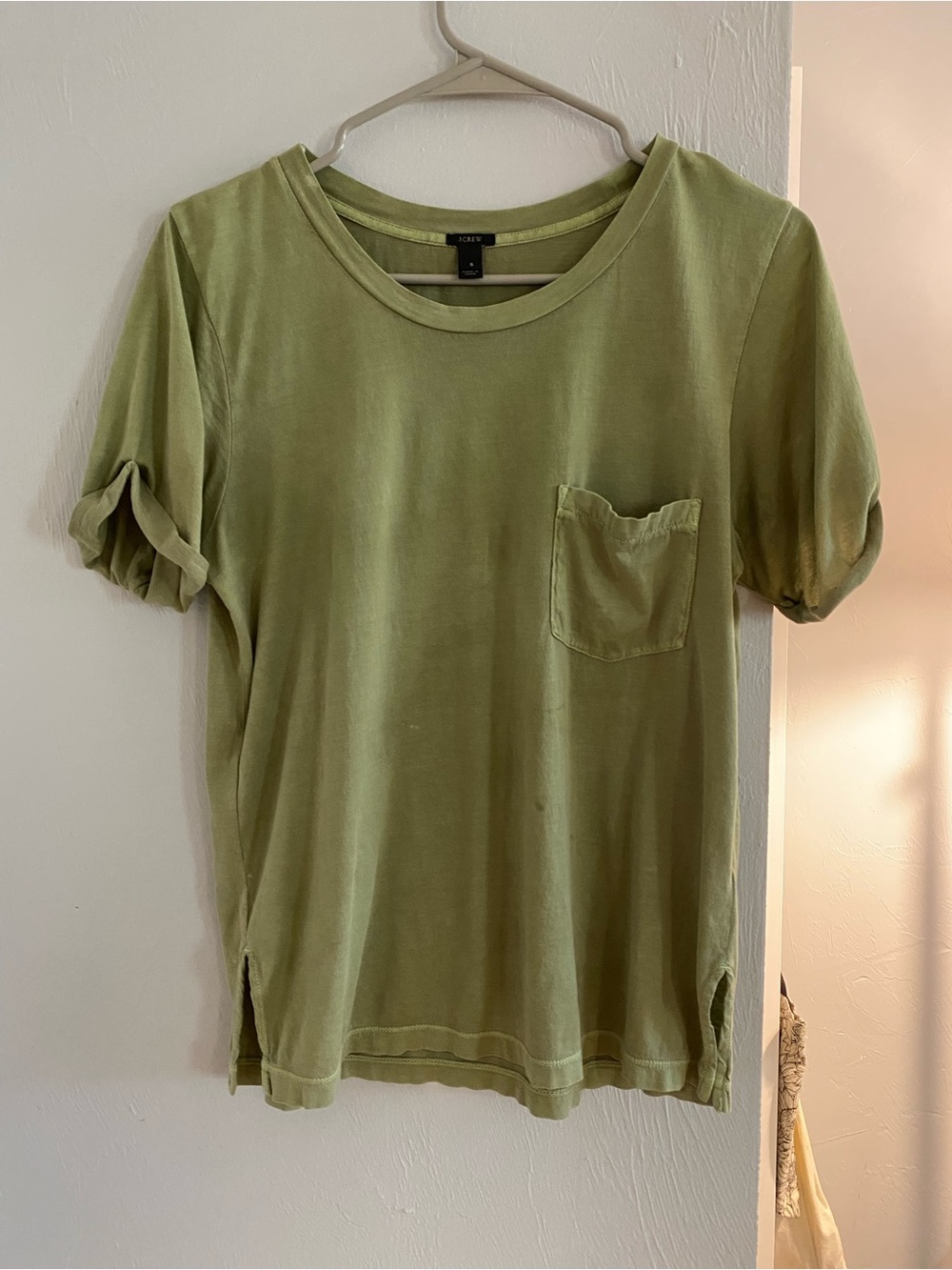 Olive Green Pocket Short-Sleeve Tee